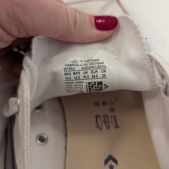 Converse All Star Low Tops Canvas Optical White - Picture 5 of 5